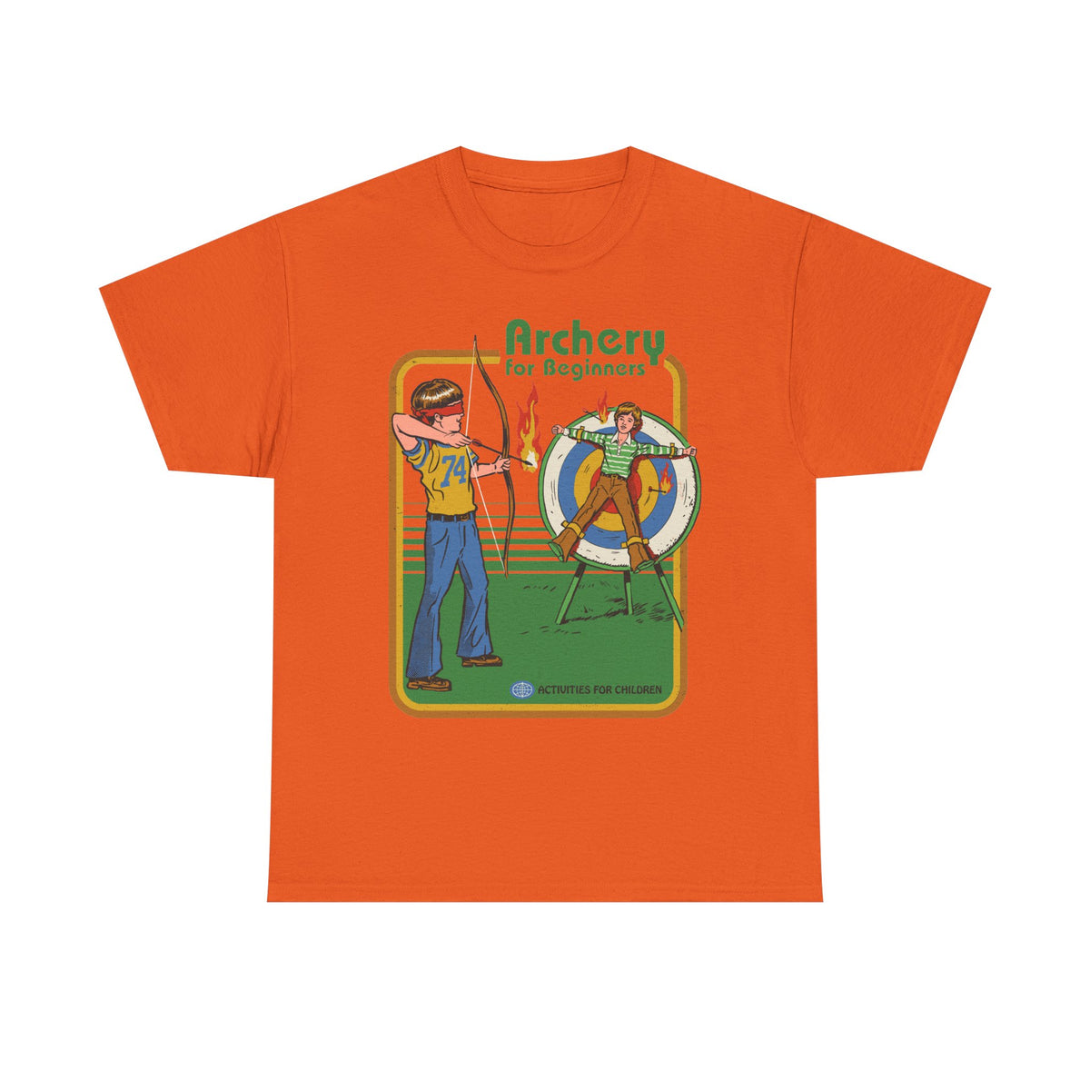 Archery for Beginners T-Shirt — Retro Archery Instruction Tee