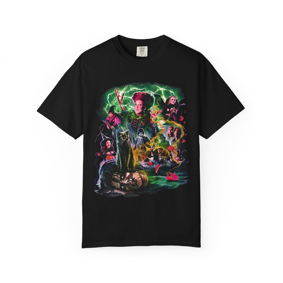 Horror Movie Collage T-Shirt — Vintage Villains & Monsters Graphic Tee