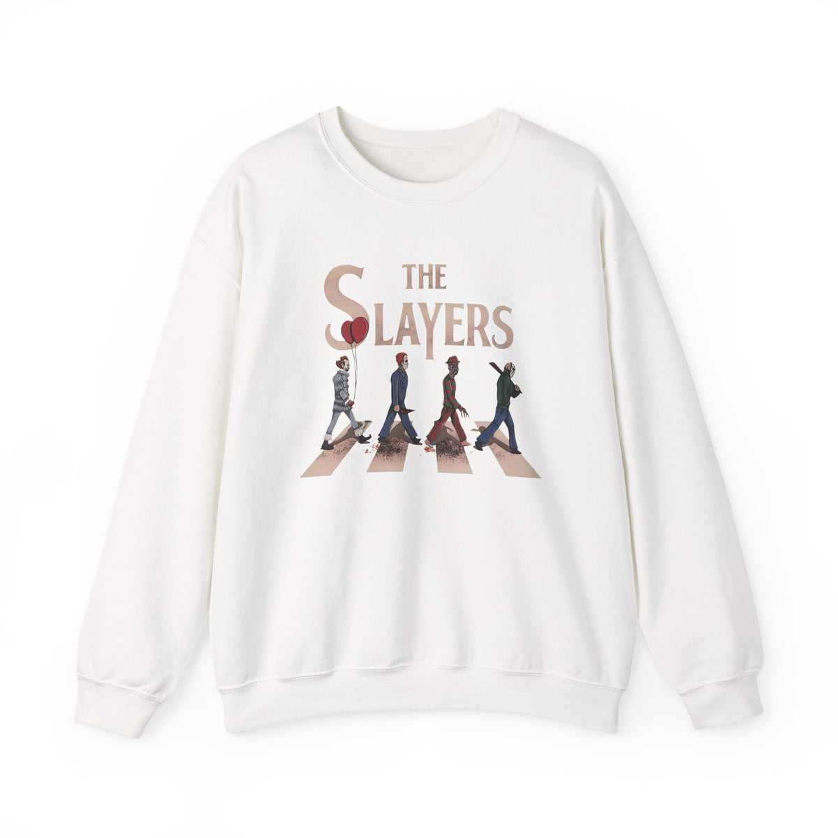 Sweatshirt — "The Slayers" Abbey Road Band Parody Crewneck