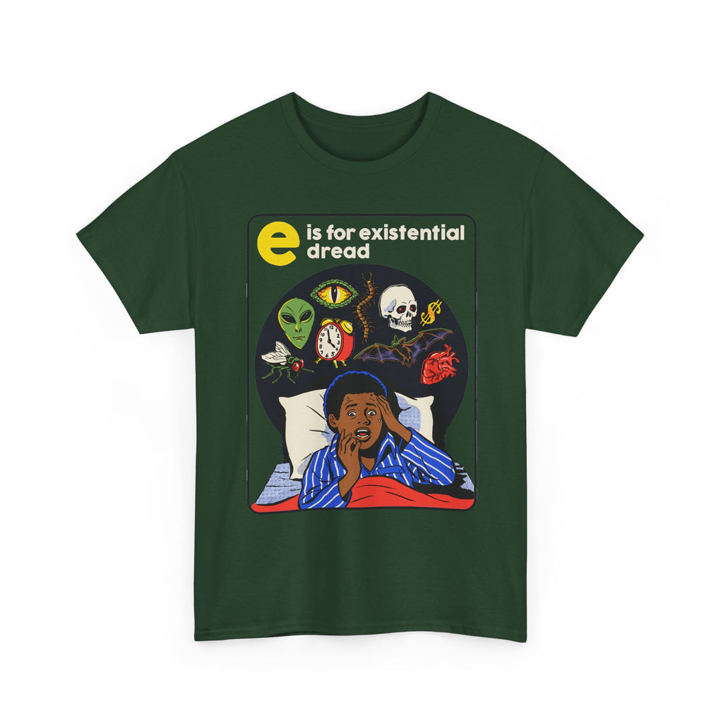 Nightmare Dreams Graphic Tee — Retro Horror Sleep Illustration