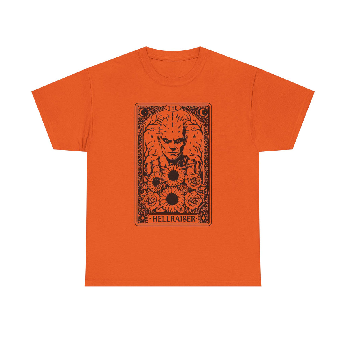 Hellraiser Tarot Card T-Shirt — Gothic Horror Pinhead Graphic Tee
