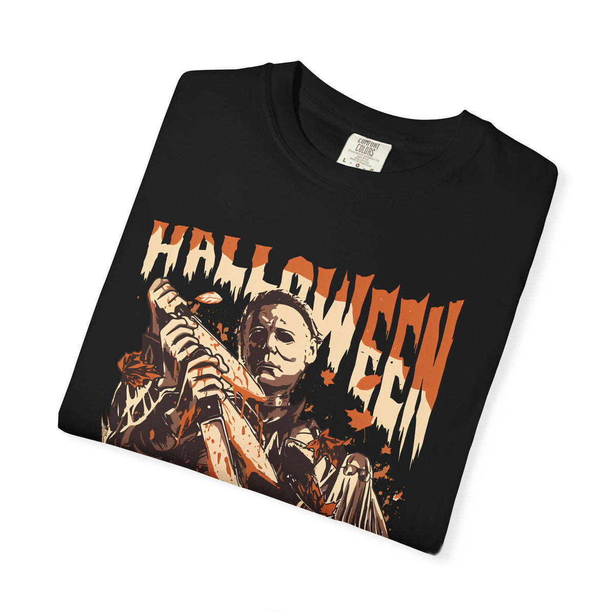 Halloween Michael Myers Graphic T-Shirt — "The Trick Is To Stay Alive"