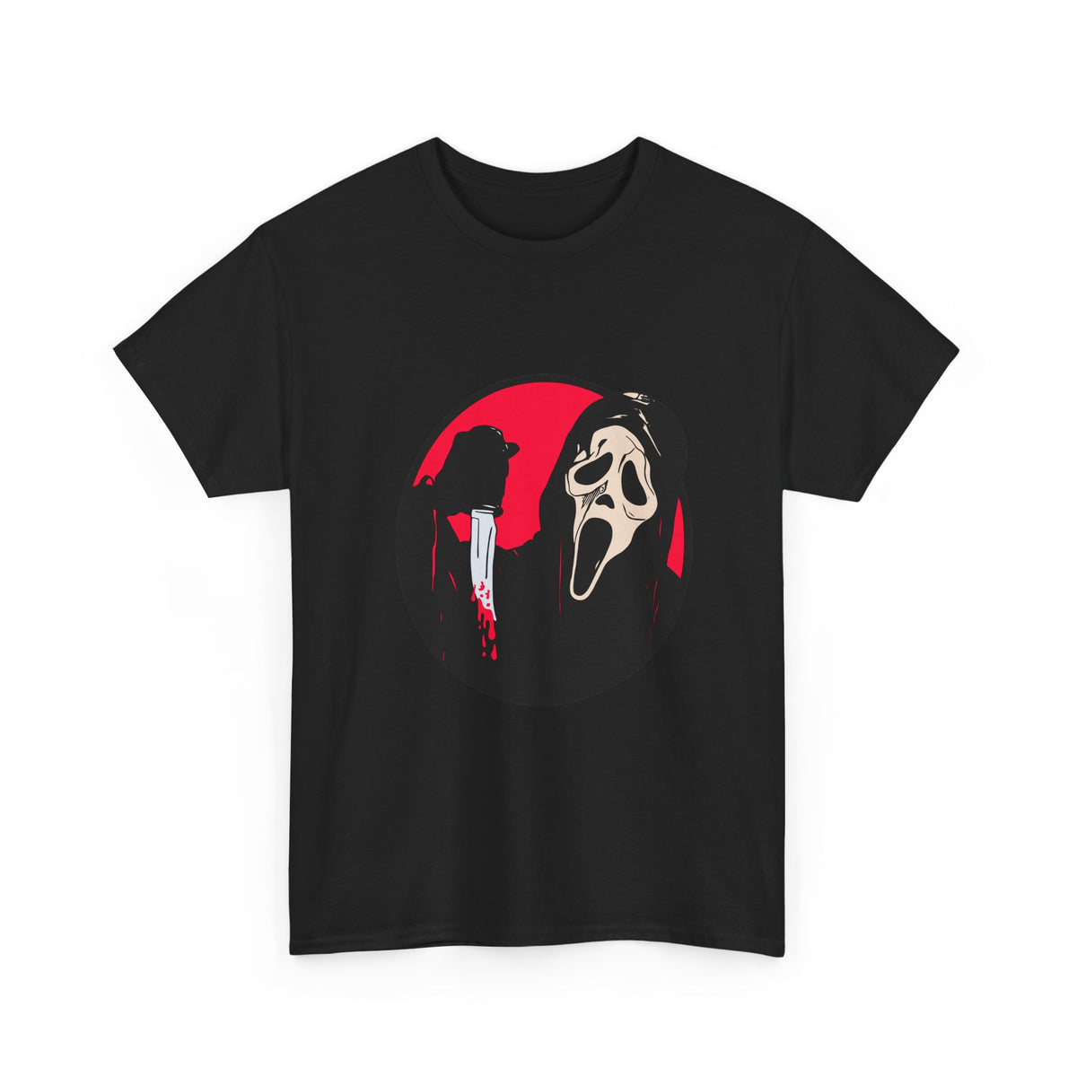 Scream Mask Horror Movie T-Shirt