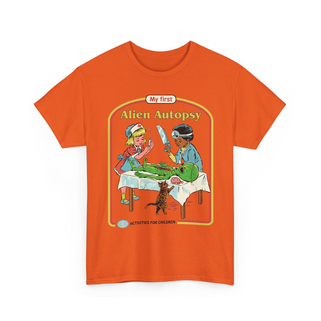 Kids' Novelty Tee — "My First Alien Autopsy" Retro Illustration
