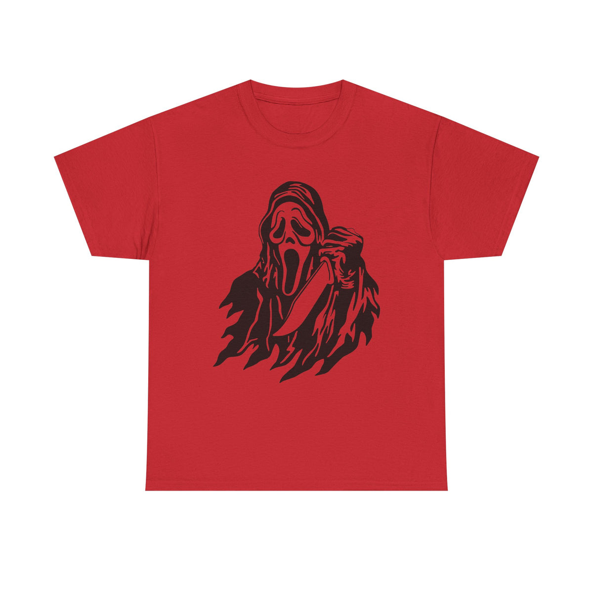 Scream Mask Graphic Tee – Horror Ghost Face T-Shirt