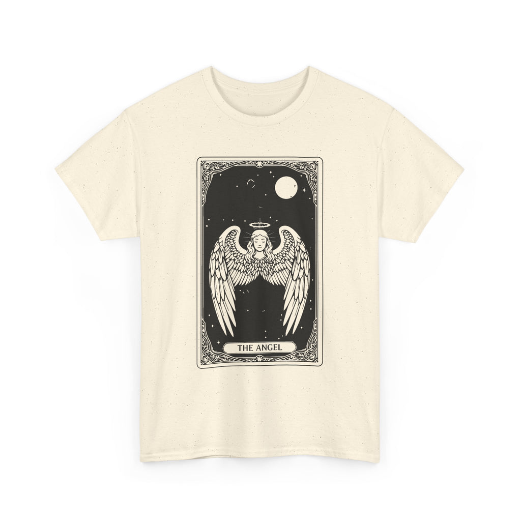 Tarot 'The Angel' Graphic Tee — Gothic Moonlight Angel Shirt