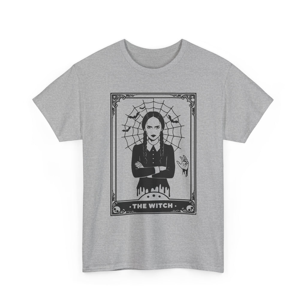 The Witch Graphic Tee - Gothic Tarot-Style Witch T-Shirt