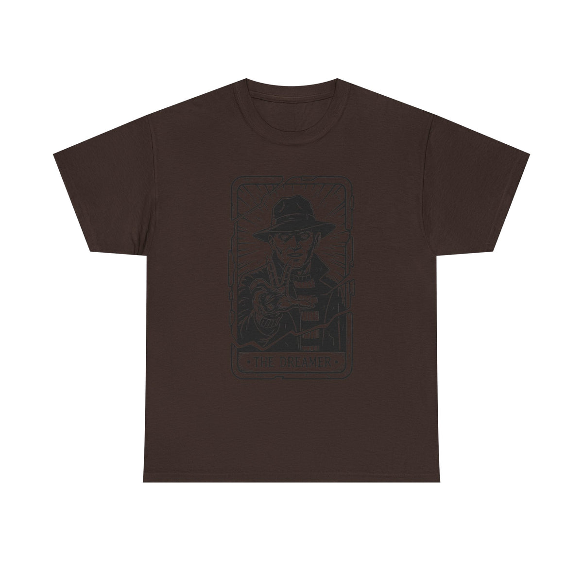 Dreamer Tarot Tee — Vintage Noir Illustration T-Shirt