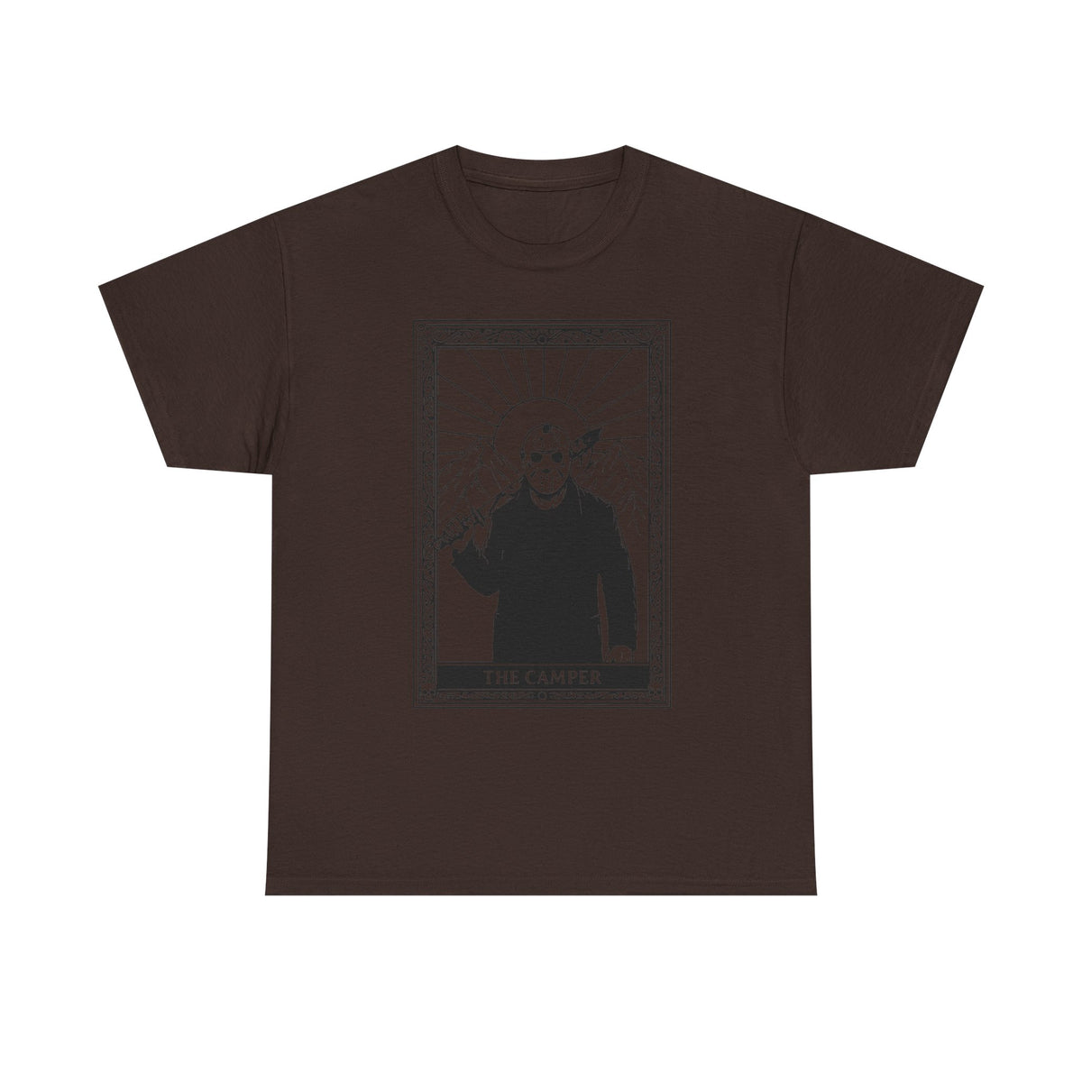 Skull Saint Graphic Tee — Mountain Tarot Illustration