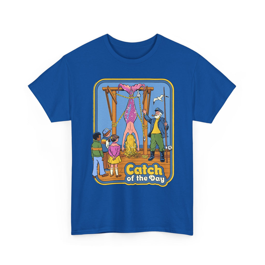 T-Shirt — "Catch of the Day" Retro Fishing Illustration Tee