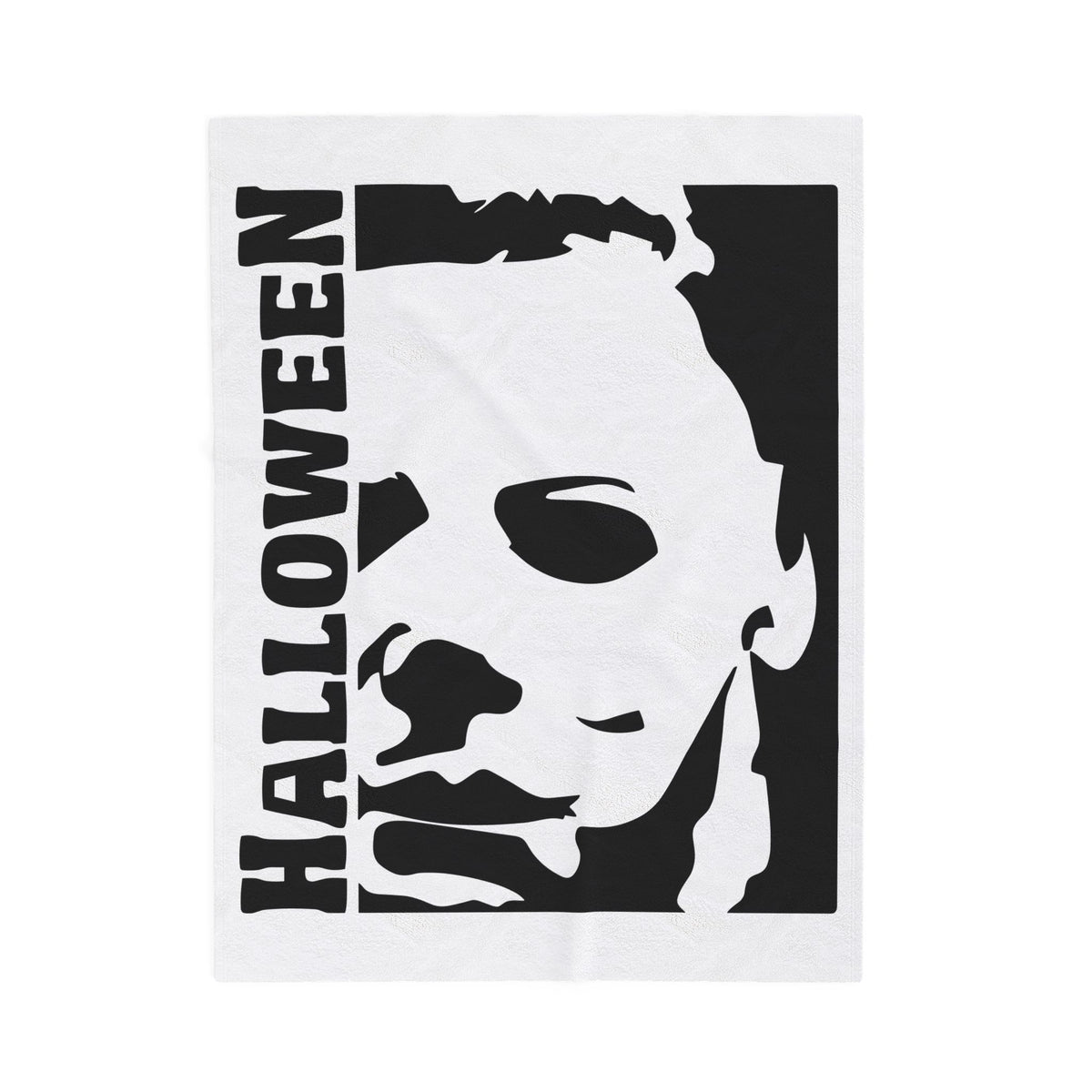 Halloween Michael Myers Velveteen Plush Blanket – Horror Movie Throw