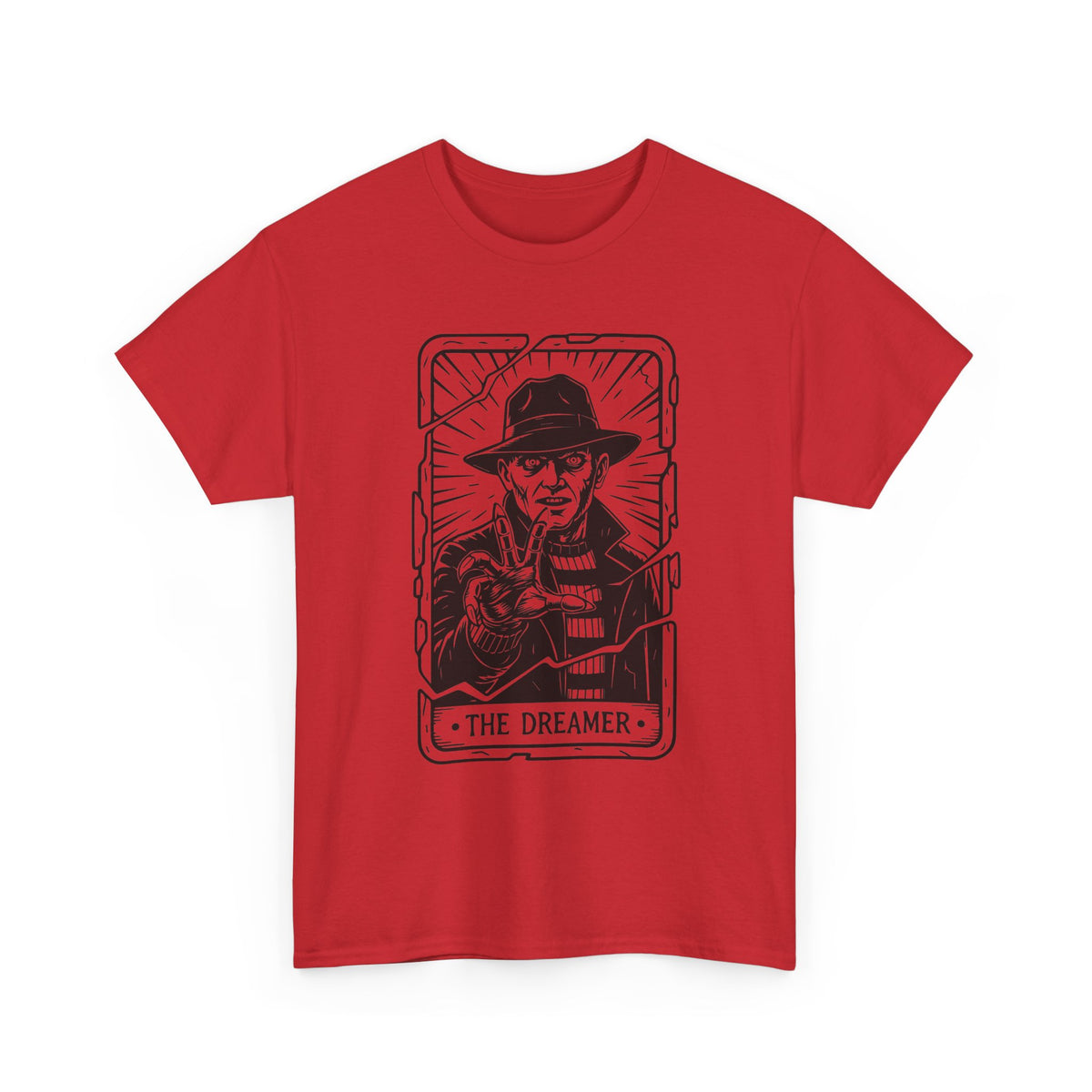 Dreamer Tarot Tee — Vintage Noir Illustration T-Shirt