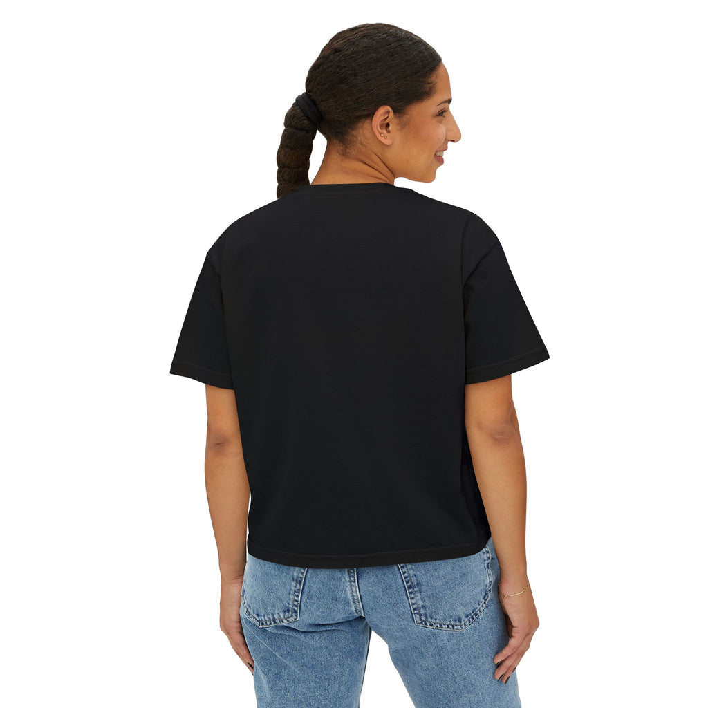 Stay Scary Scream Graphic Women's Boxy Tee