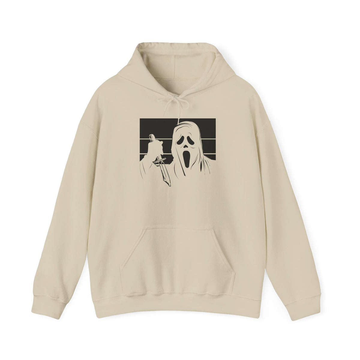 Scream Mask Graphic Hoodie – Horror Movie Ghostface Pullover