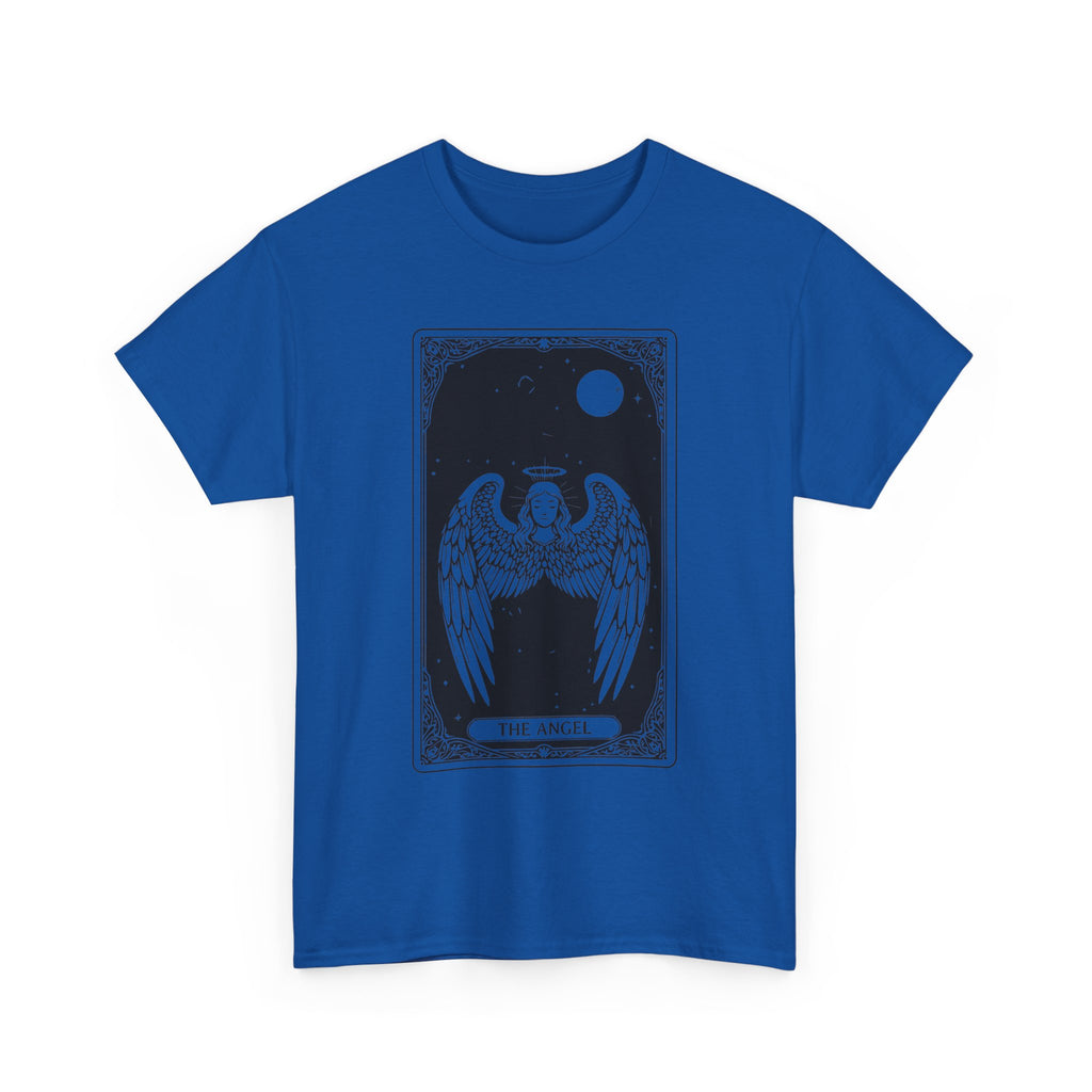 Tarot 'The Angel' Graphic Tee — Gothic Moonlight Angel Shirt