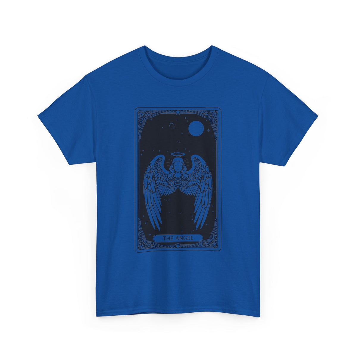Tarot 'The Angel' Graphic Tee — Gothic Moonlight Angel Shirt