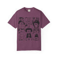 Horror Manga Years Grid T-Shirt — Vintage Anime Faces 1973–2002
