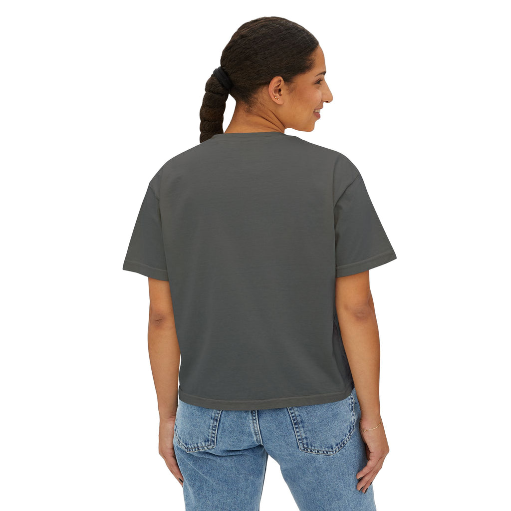 Stay Scary Scream Graphic Women's Boxy Tee