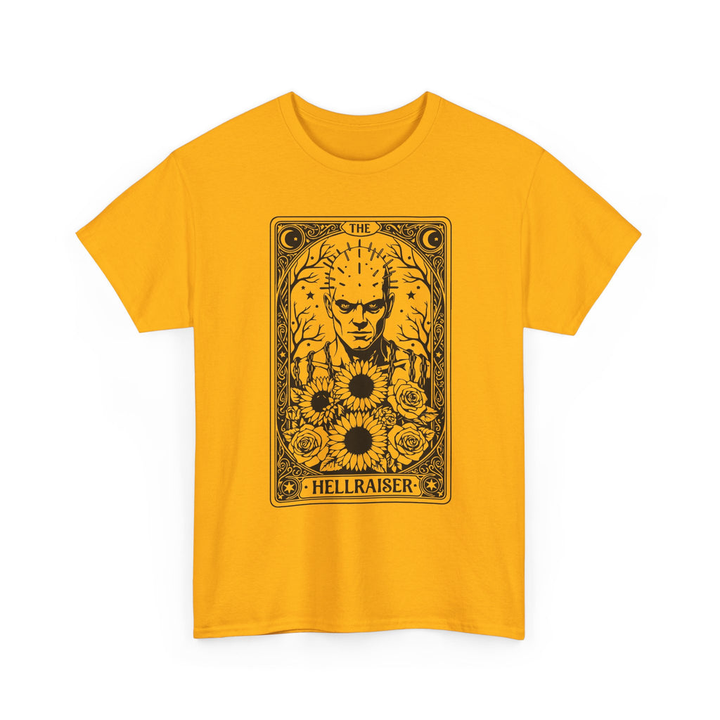 Hellraiser Tarot Card T-Shirt — Gothic Horror Pinhead Graphic Tee