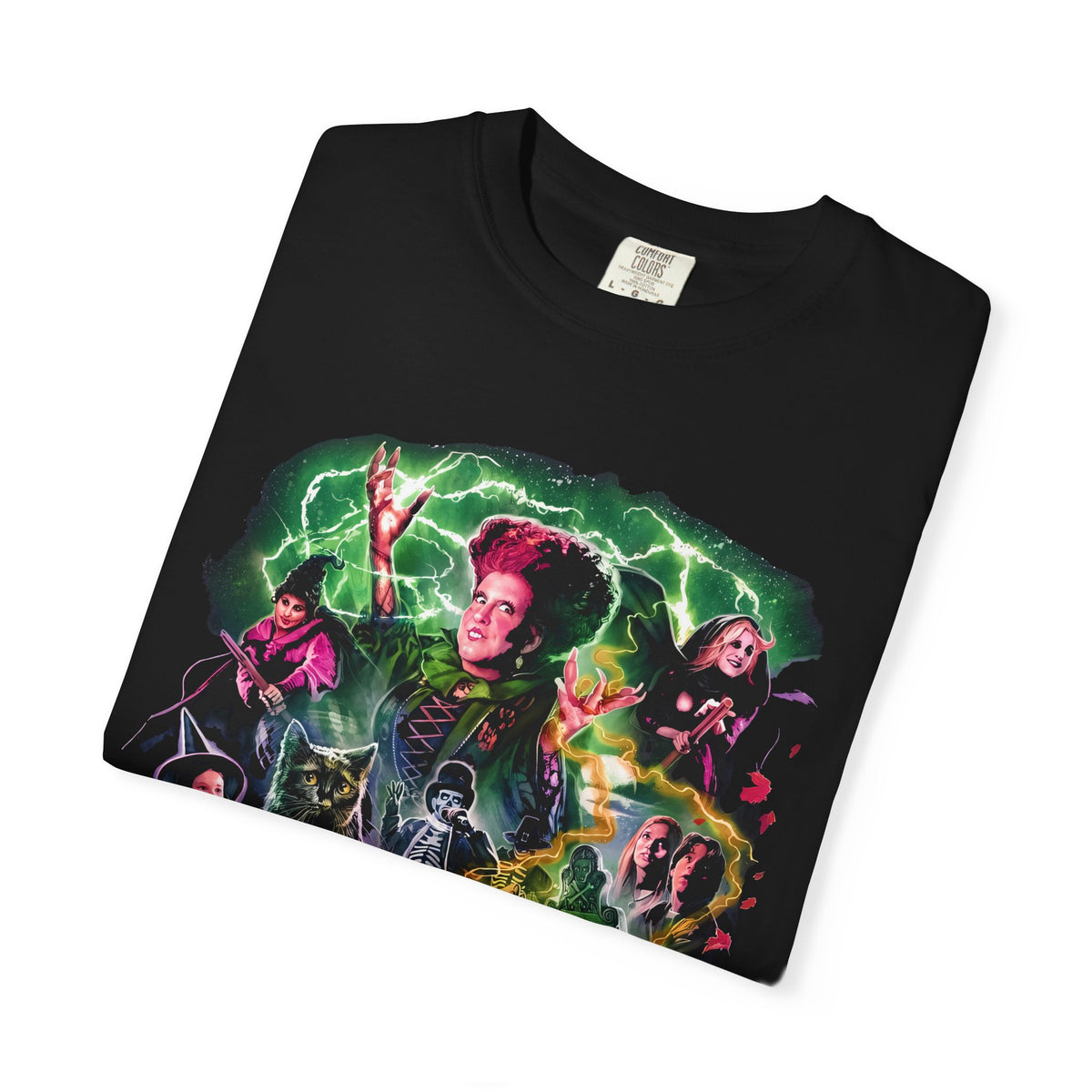 Horror Movie Collage T-Shirt — Vintage Villains & Monsters Graphic Tee