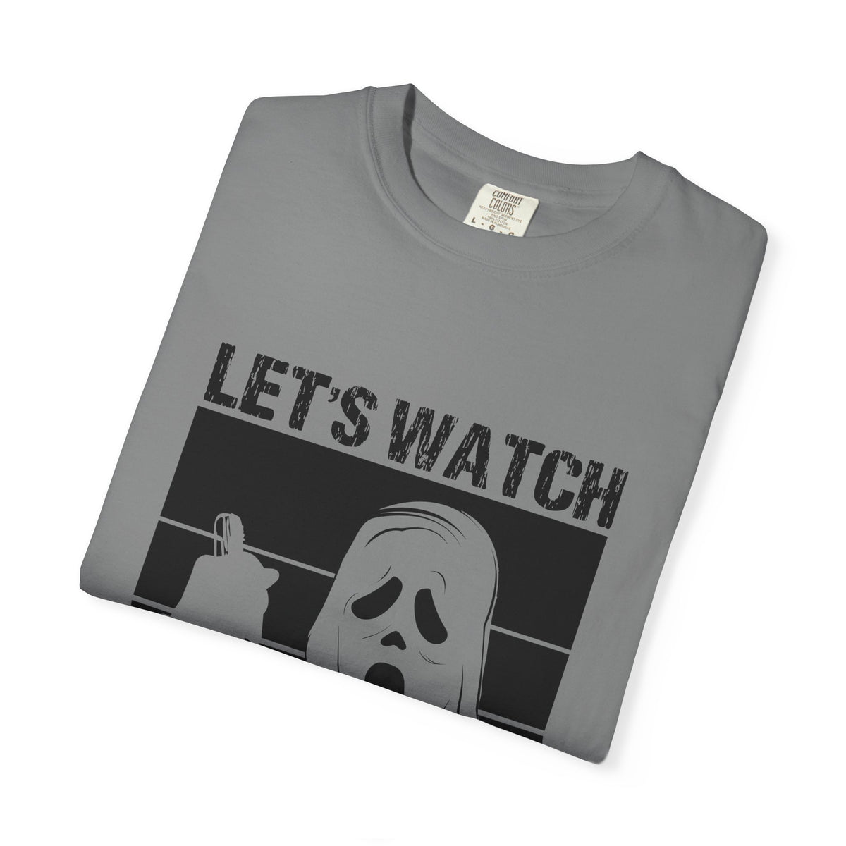 Scary Movies Tee — "Let’s Watch Scary Movies" Horror Graphic T-Shirt