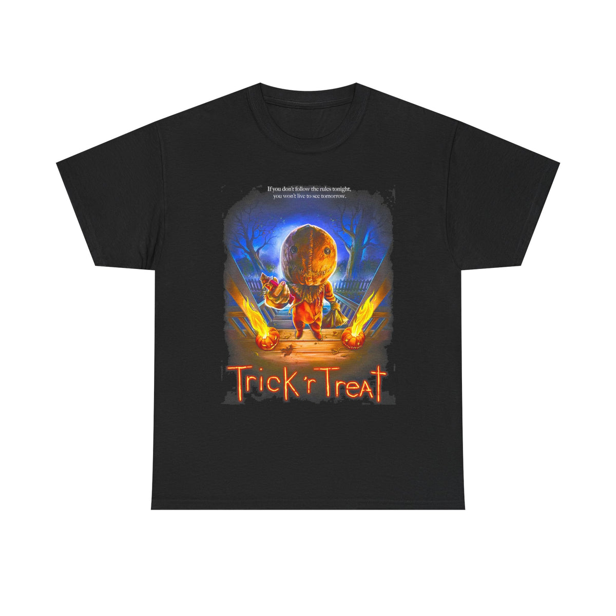 Halloween Pumpkin Boy T-Shirt – 'Trick 'r Treat' Spooky Candy Costume Tee