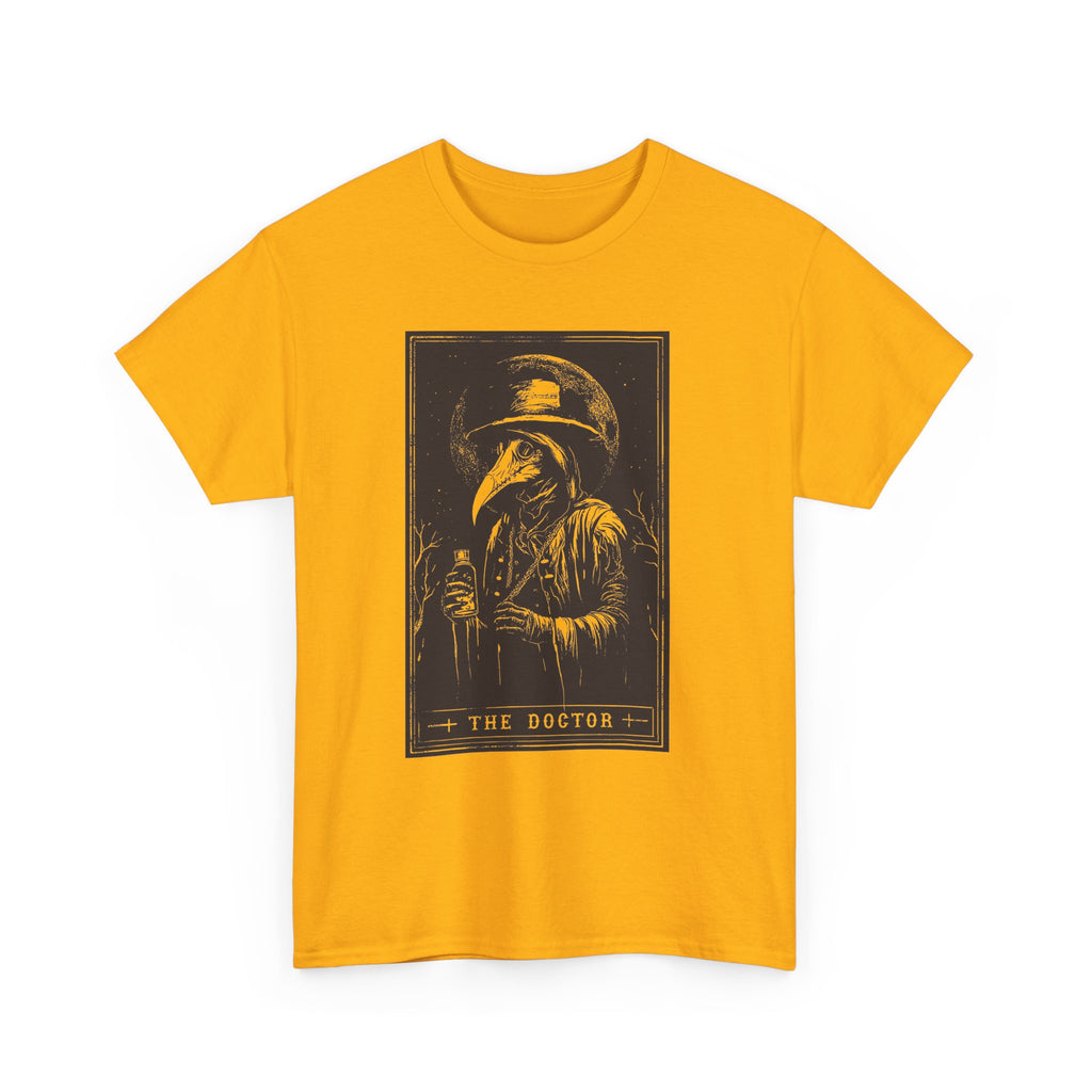 Graphic Tee — 'The Doctor' Plague Doctor Illustration T-Shirt