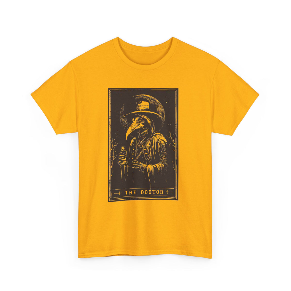 Graphic Tee — 'The Doctor' Plague Doctor Illustration T-Shirt