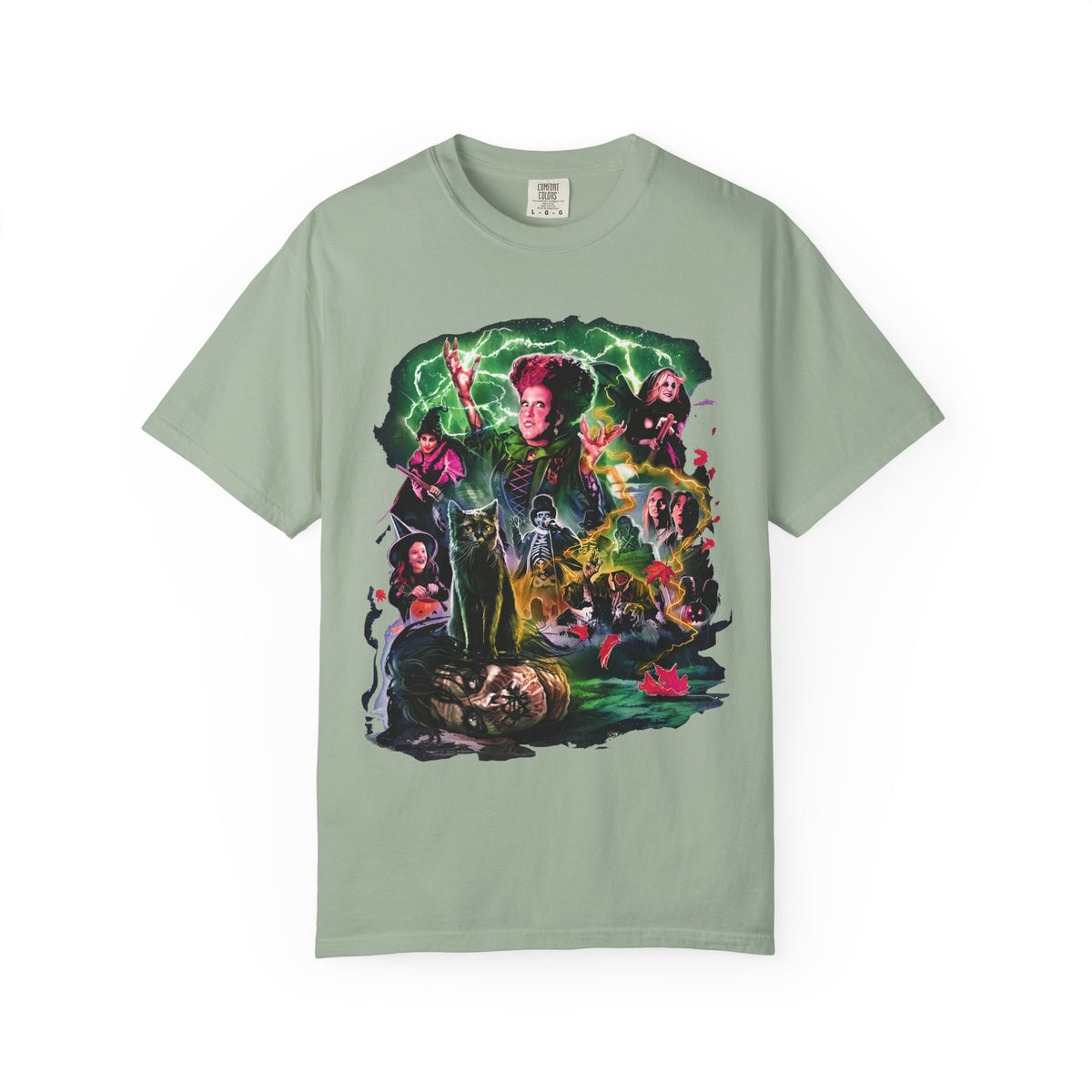 Horror Movie Collage T-Shirt — Vintage Villains & Monsters Graphic Tee