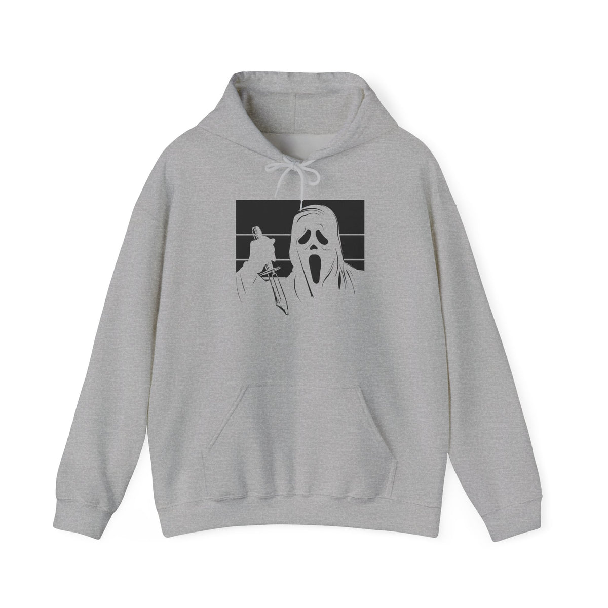 Scream Mask Graphic Hoodie – Horror Movie Ghostface Pullover