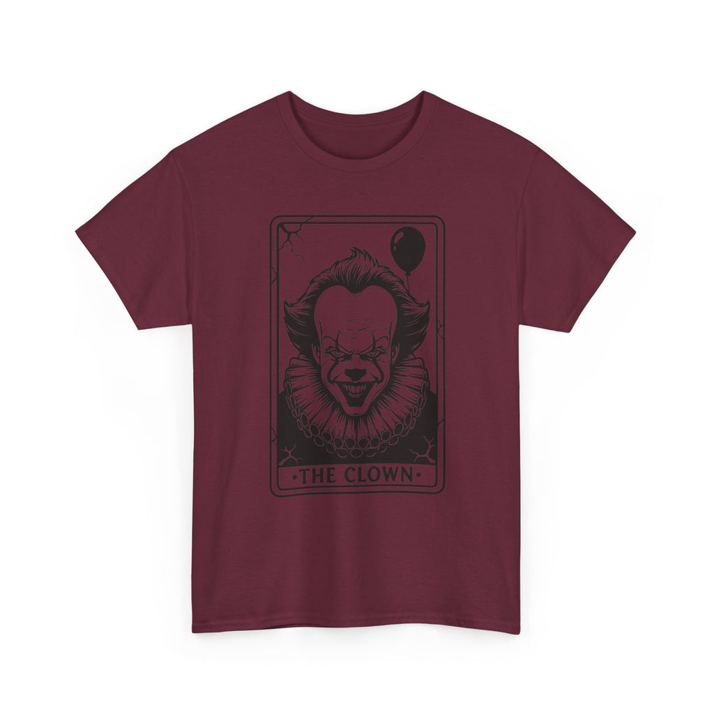 Horror Clown Tarot T-Shirt — 'The Clown' Graphic Tee