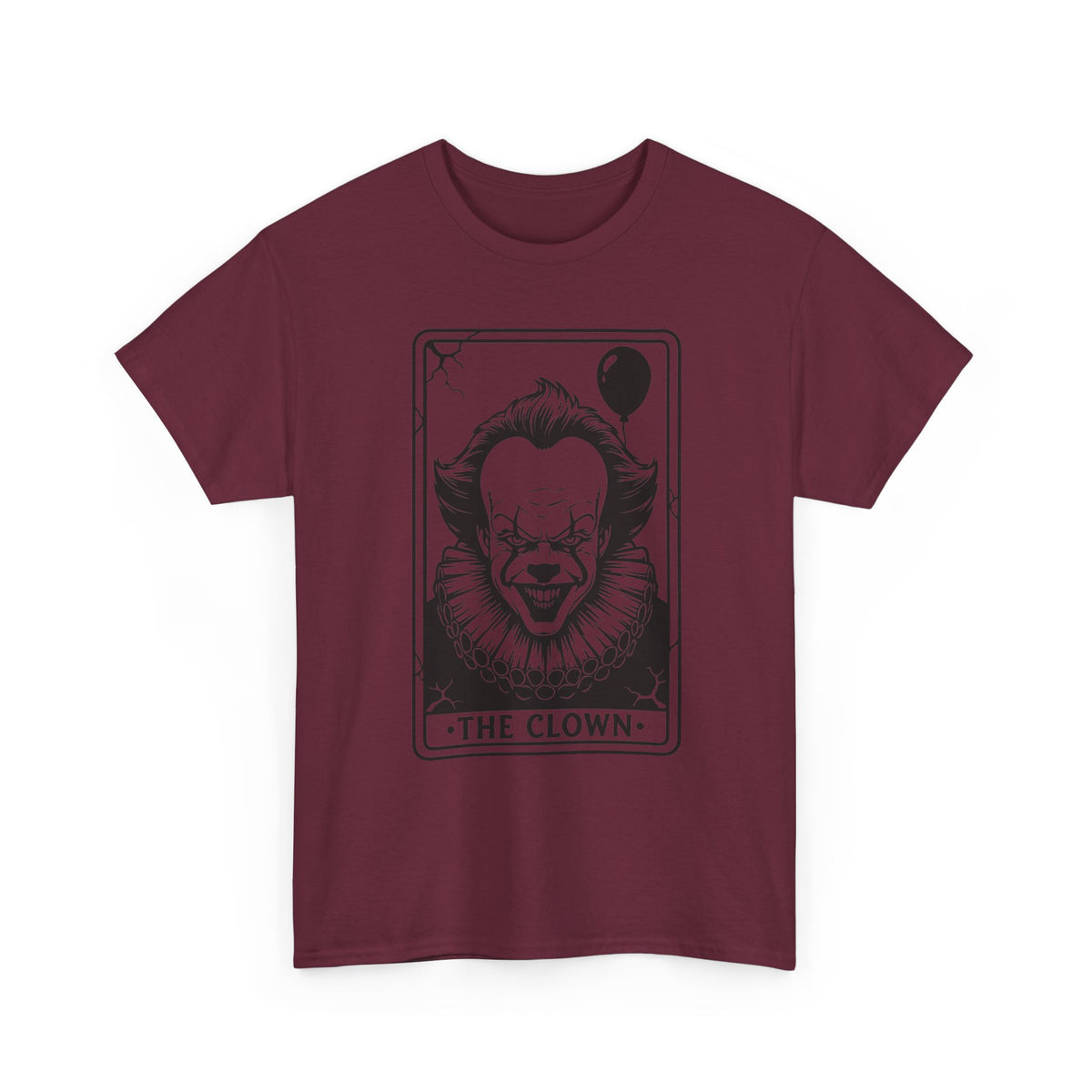 Horror Clown Tarot T-Shirt — 'The Clown' Graphic Tee