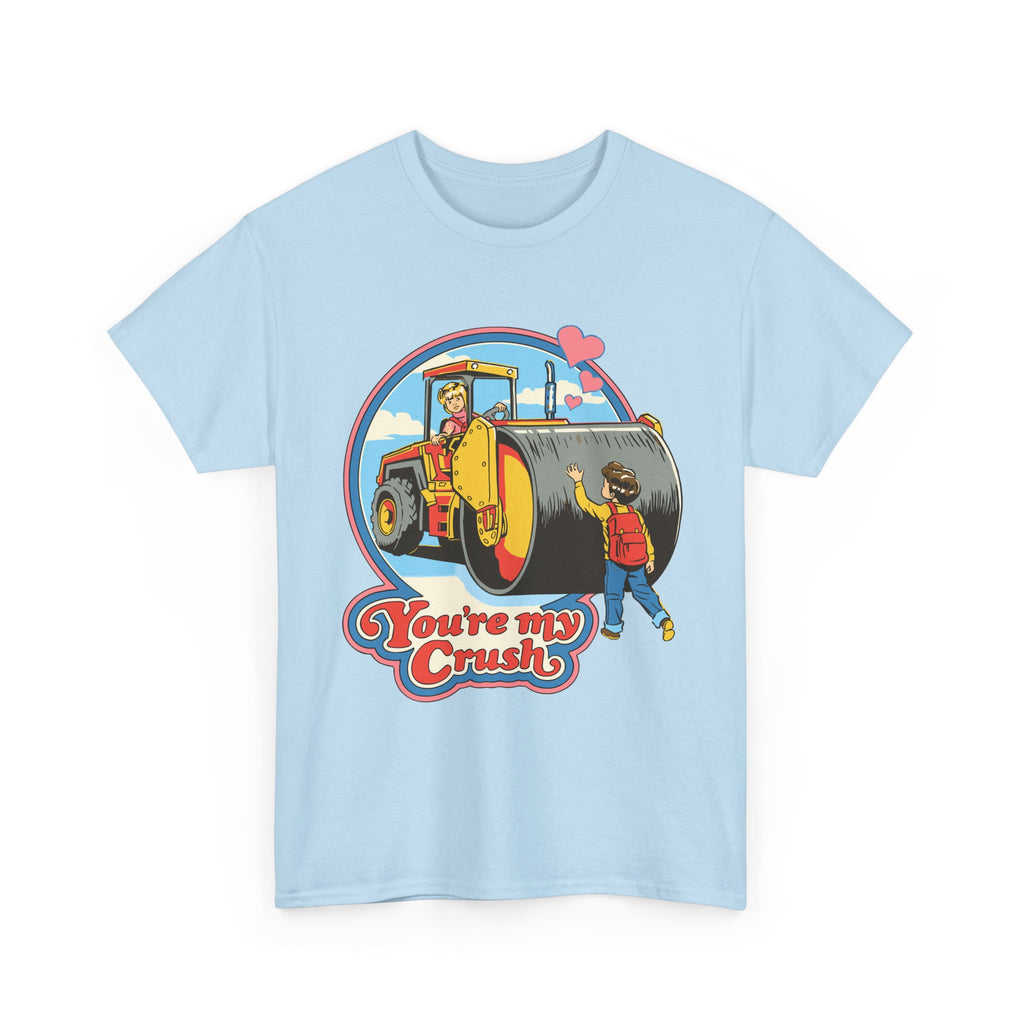 Vintage 'You're My Crush' Tee — Cute Construction Valentine T-Shirt