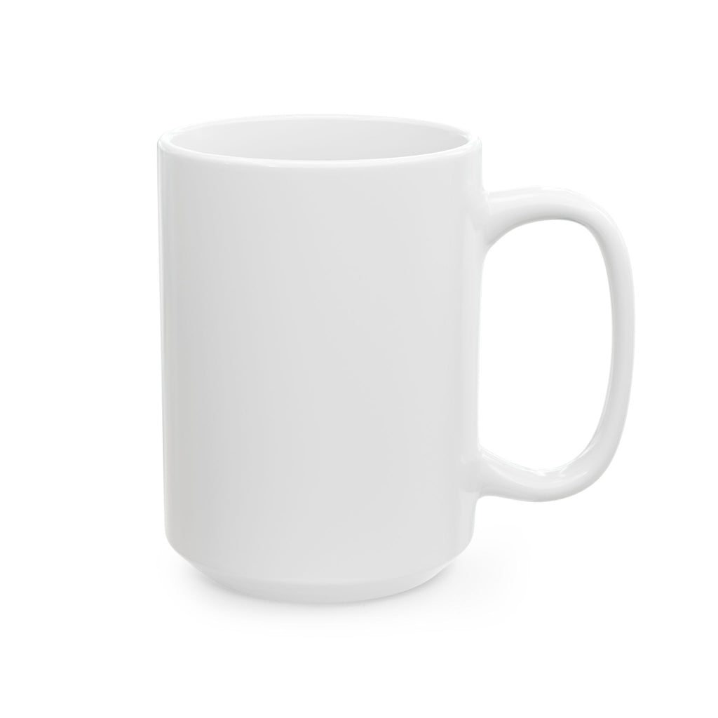 Inspirational Minimalist Ceramic Coffee Mug — Neutral Brushstroke Design (11oz & 15oz)