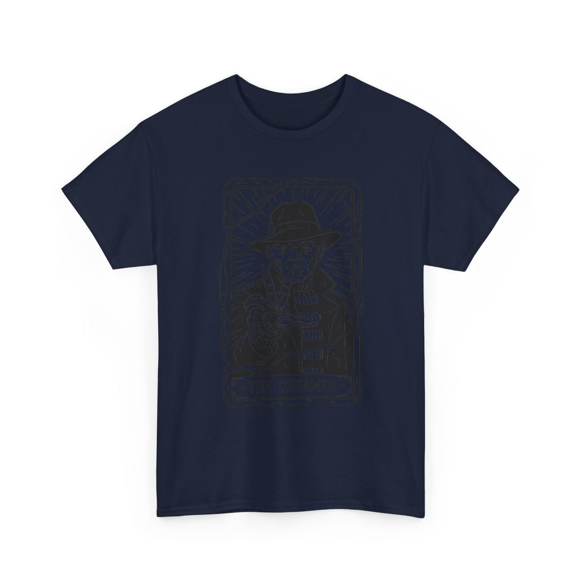 Dreamer Tarot Tee — Vintage Noir Illustration T-Shirt