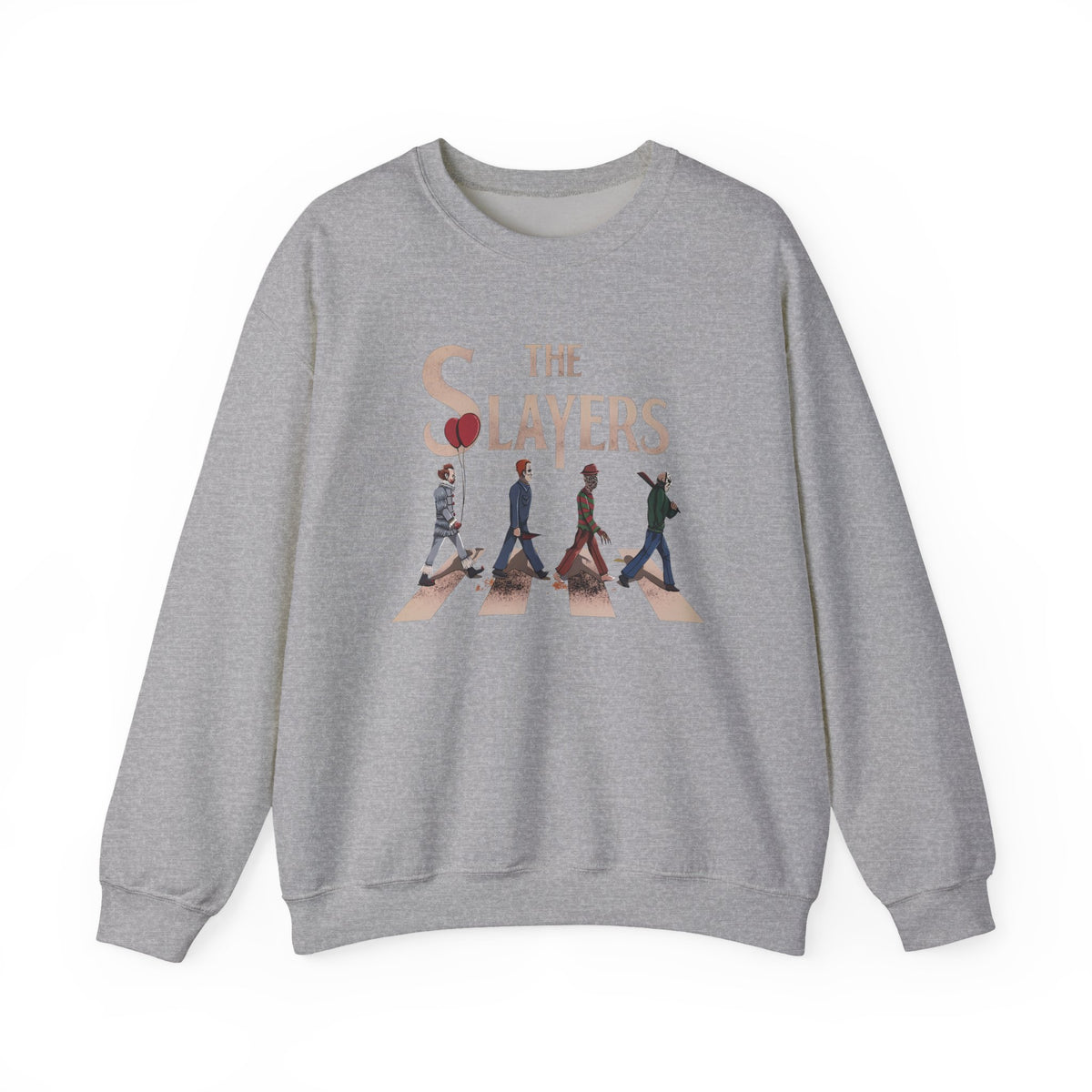 Sweatshirt — "The Slayers" Abbey Road Band Parody Crewneck