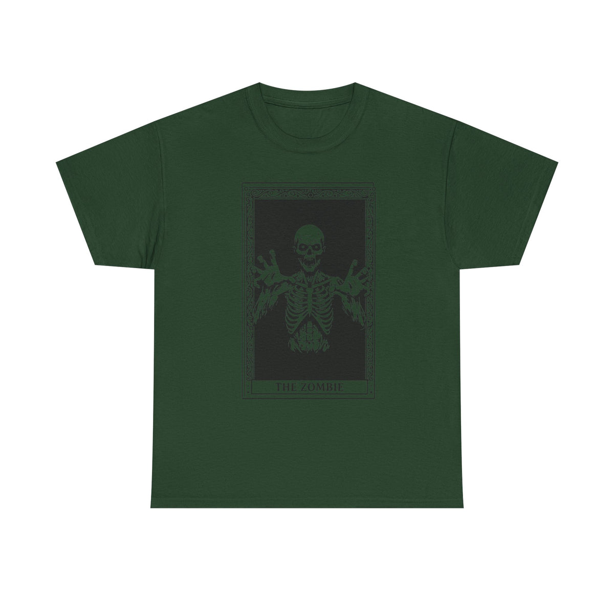 Zombie Tarot T‑Shirt — 'The Zombie' Skeletal Tarot Card Tee