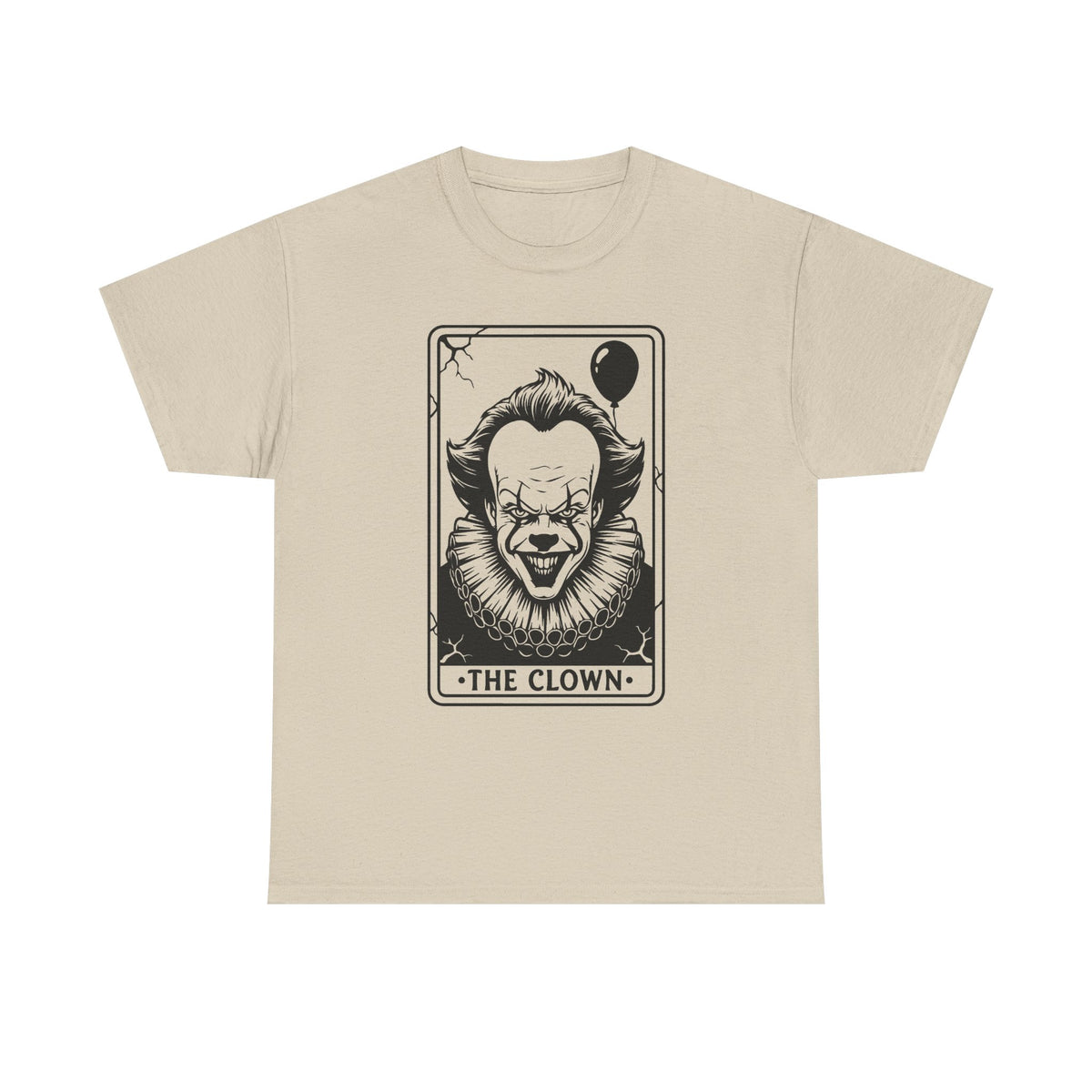 Horror Clown Tarot T-Shirt — 'The Clown' Graphic Tee