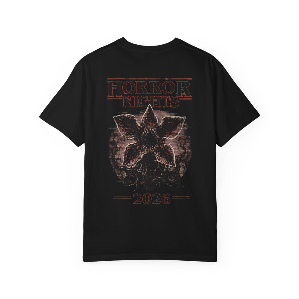 Horror Nights 2026 T‑Shirt — Stranger Monster Retro Poster Tee