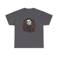 Horror Mask & Roses T‑Shirt