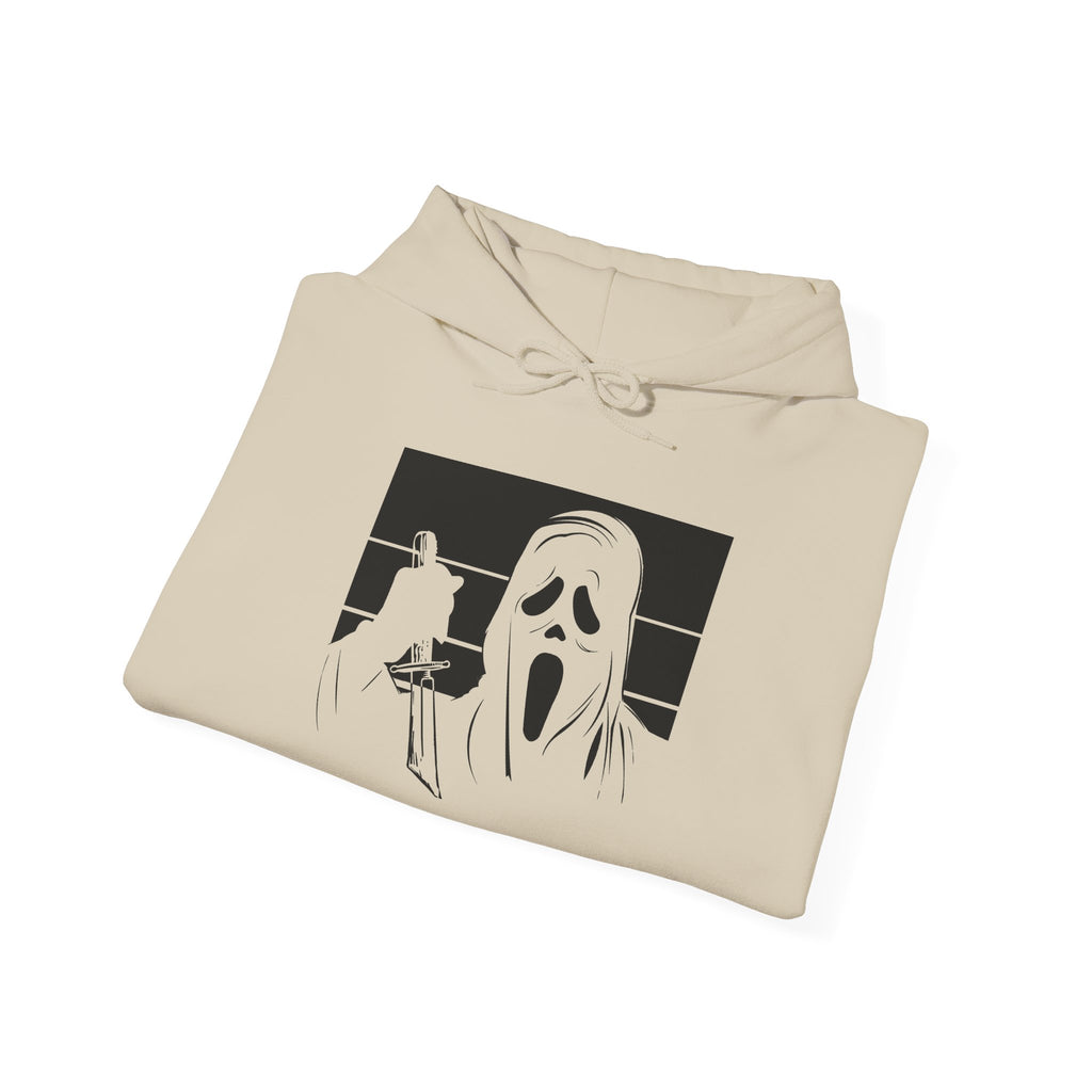 Scream Mask Graphic Hoodie – Horror Movie Ghostface Pullover