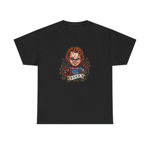 Chucky Horror Tee — Vintage Doll Graphic T‑Shirt