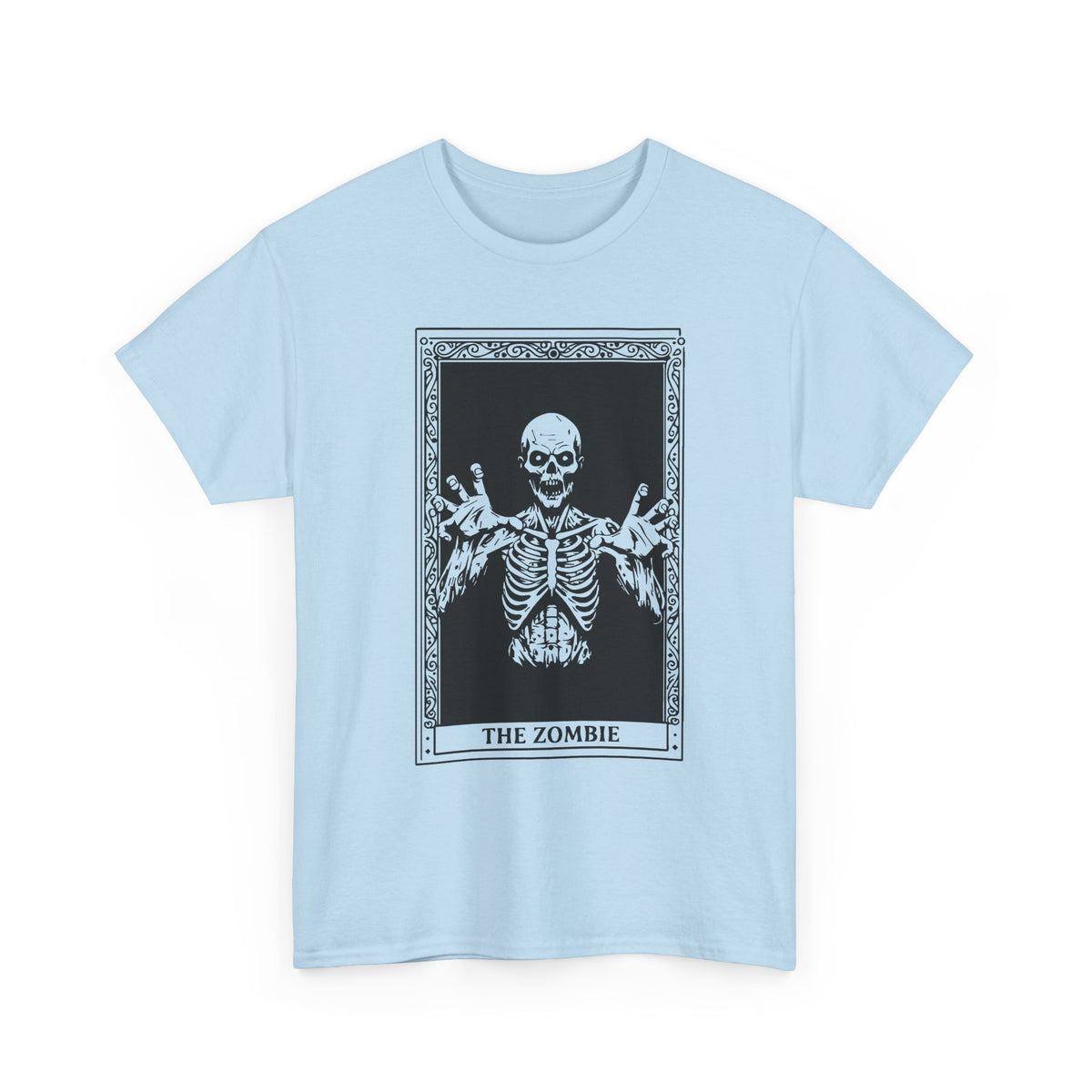 Zombie Tarot T‑Shirt — 'The Zombie' Skeletal Tarot Card Tee