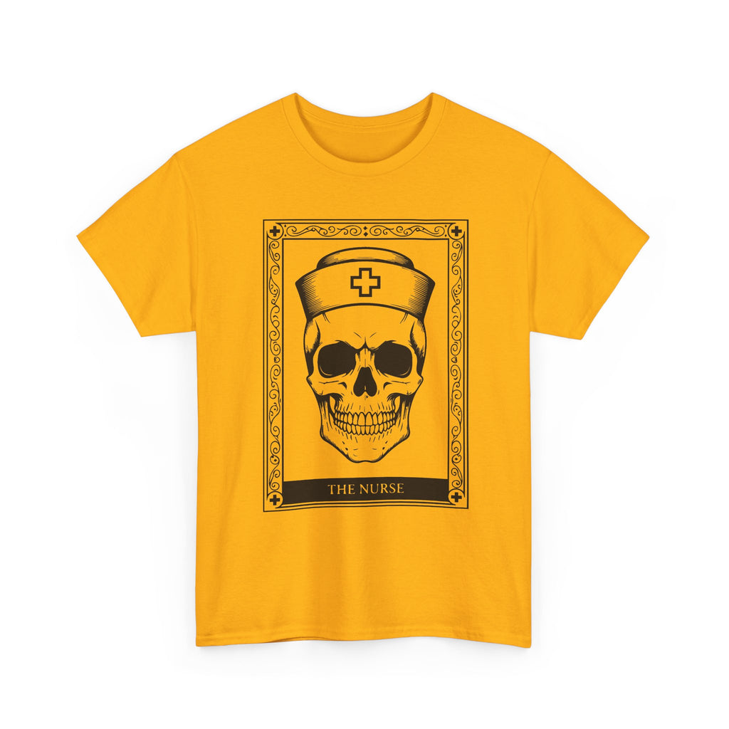 Nurse Skull Graphic Tee — Gothic Medical Skull T‑Shirt