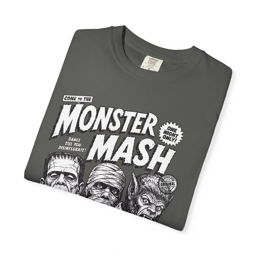 Monster Mash Vintage Horror T-Shirt — Retro Frankenstein Wolfman Mummy Concert Poster