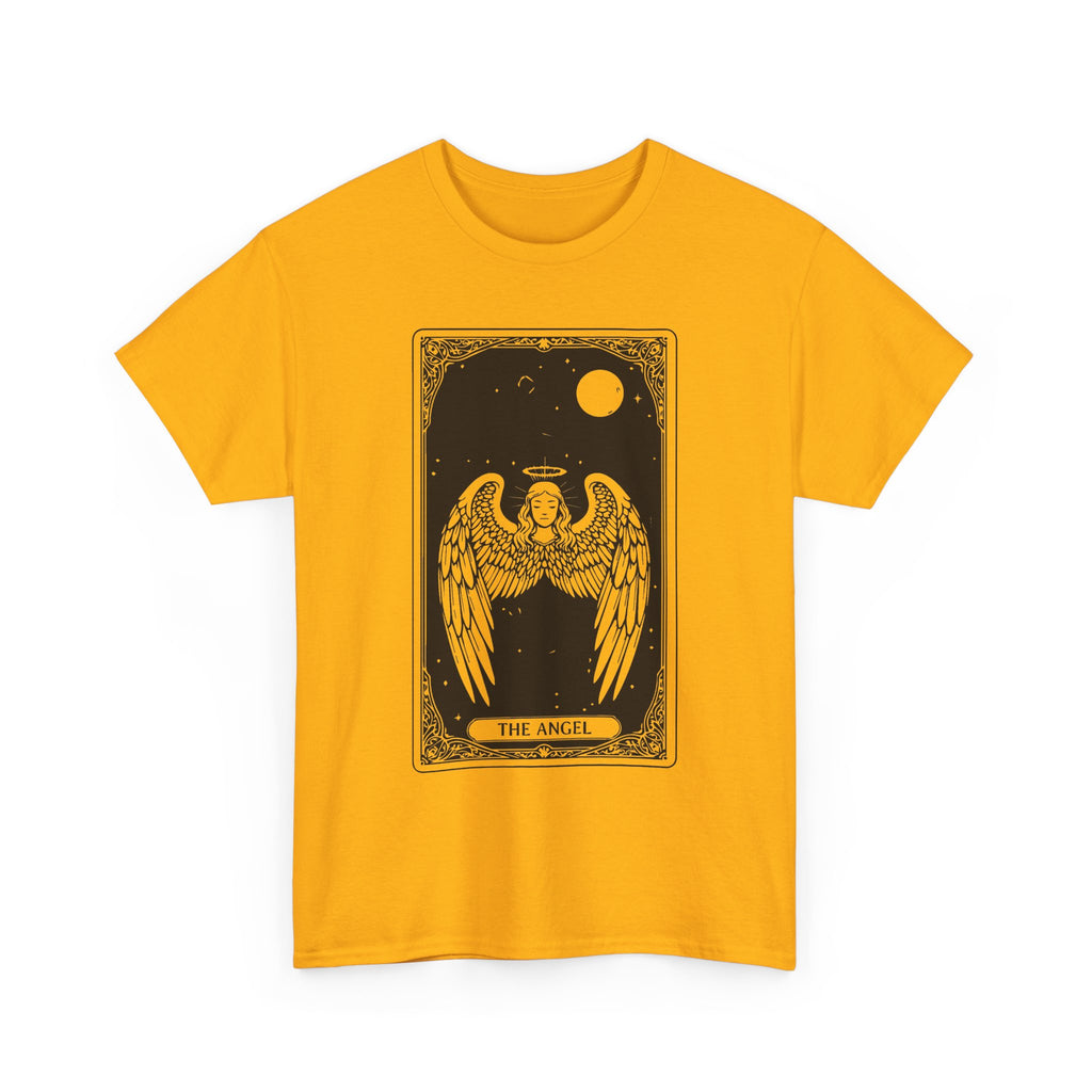 Tarot 'The Angel' Graphic Tee — Gothic Moonlight Angel Shirt