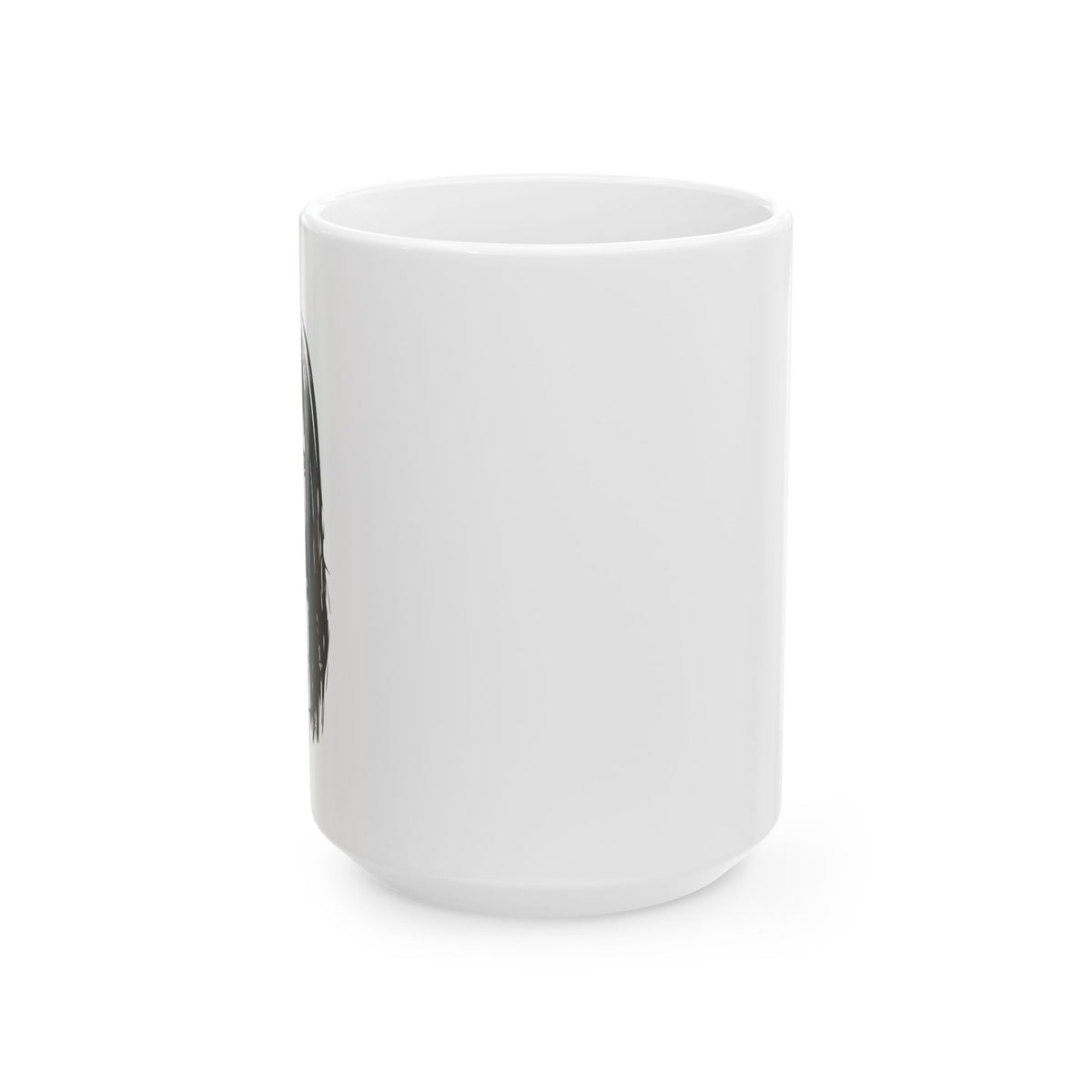 Inspirational Minimalist Ceramic Coffee Mug — Neutral Brushstroke Design (11oz & 15oz)