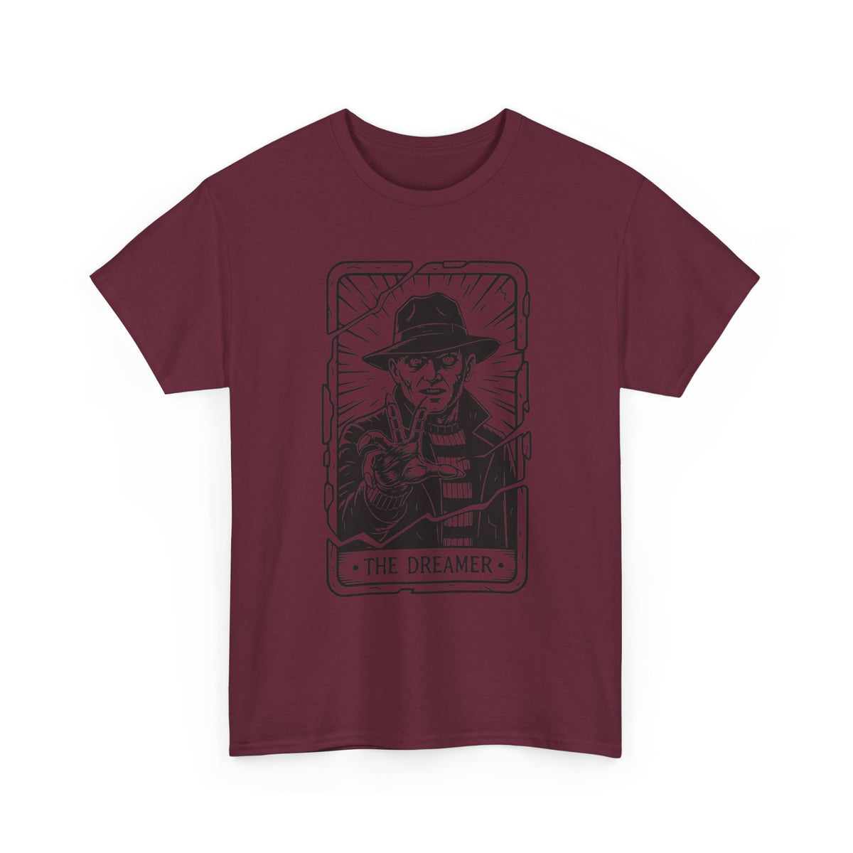 Dreamer Tarot Tee — Vintage Noir Illustration T-Shirt