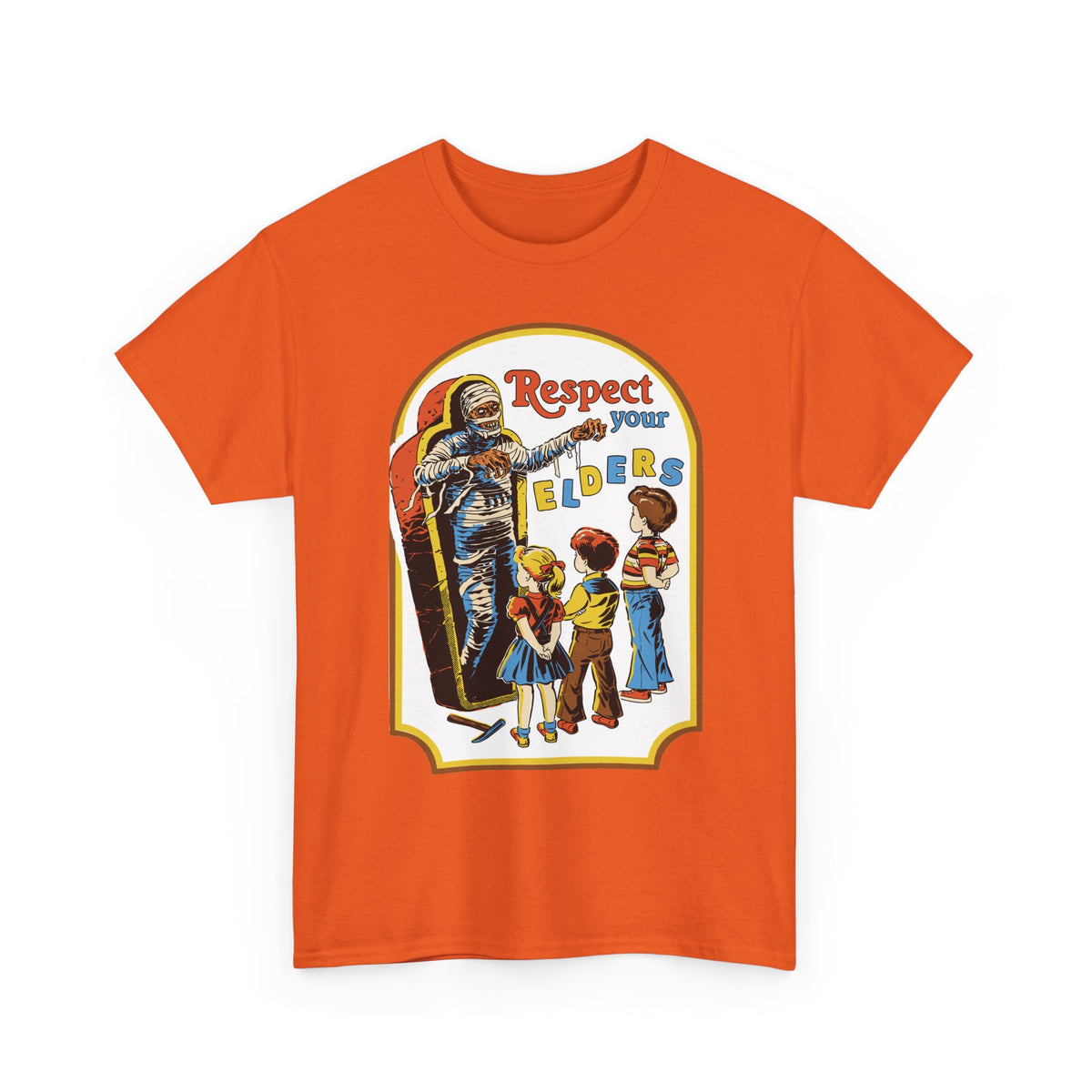 Respect Your Elders Vintage Retro Tee — Kids Learning & Respectful Message T-Shirt