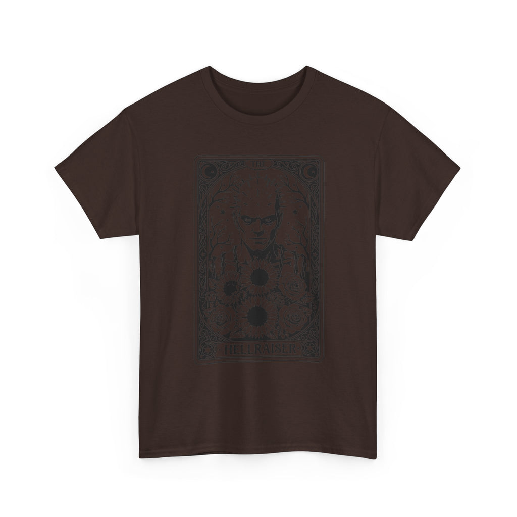 Hellraiser Tarot Card T-Shirt — Gothic Horror Pinhead Graphic Tee